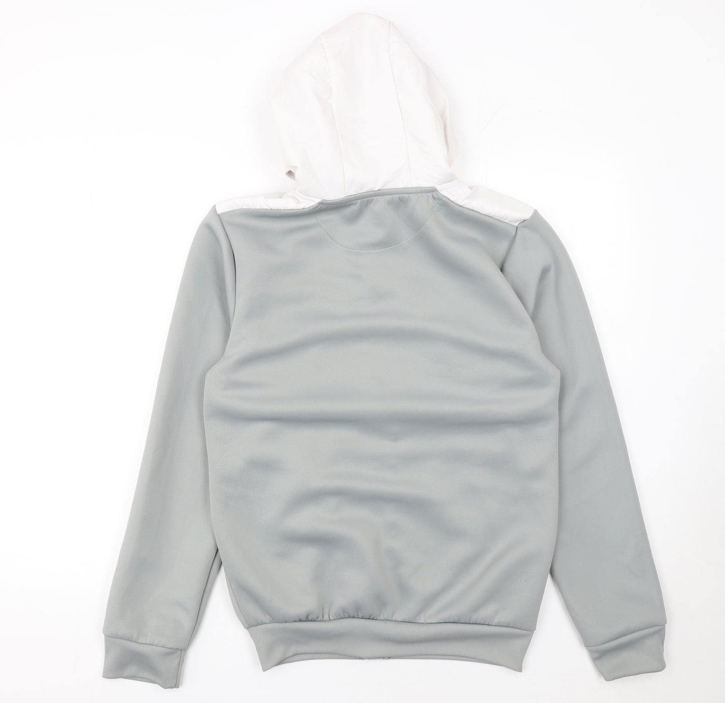 McKenzie Men's Grey Full Zip Hooded Sweatshirt Size S