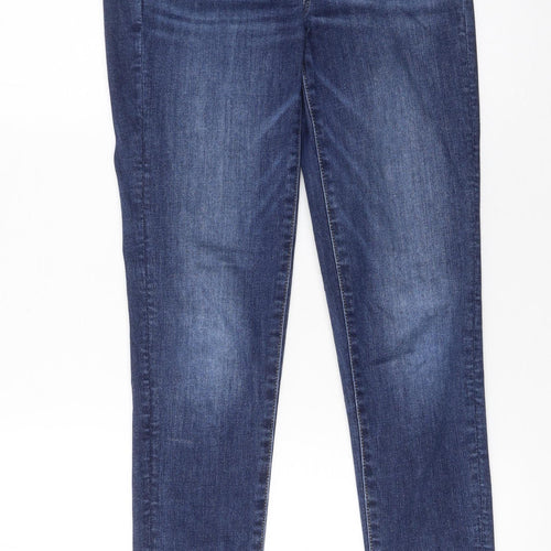 American Eagle Women’s Blue Skinny Jeans Size 10 Tall Denim Stretch