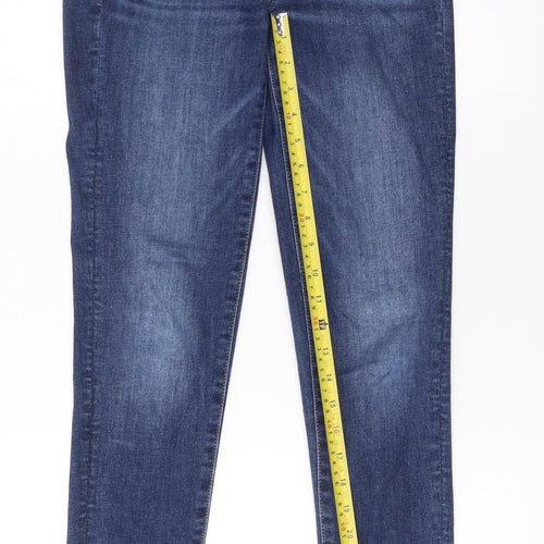 American Eagle Women’s Blue Skinny Jeans Size 10 Tall Denim Stretch