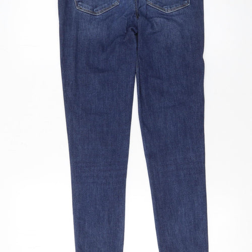 American Eagle Women’s Blue Skinny Jeans Size 10 Tall Denim Stretch