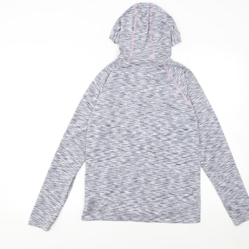 Young Dimensions Girls Grey Full Zip Active Hoodie 12-13 Years