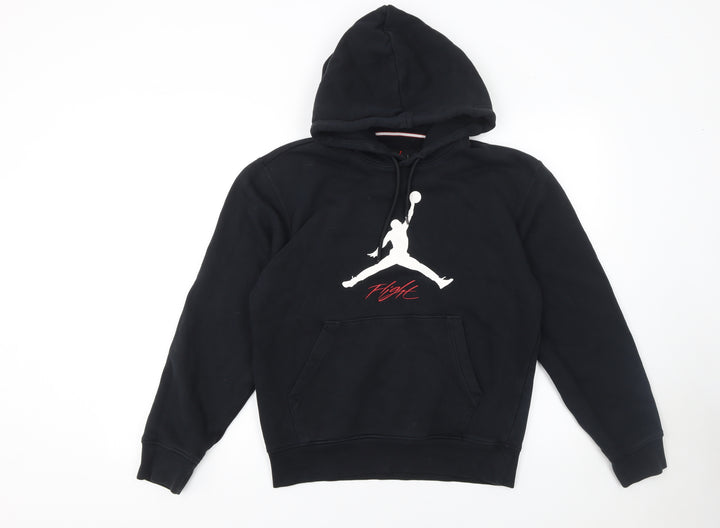 Jordan Men's Black Pullover Hoodie XS Fleece Graphic Logo Sweatshirt
