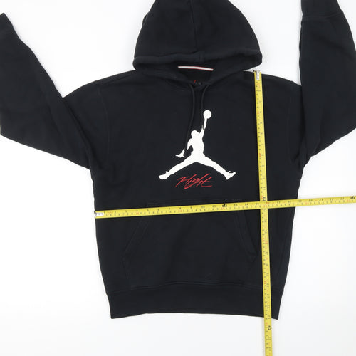 Jordan Men's Black Pullover Hoodie XS Fleece Graphic Logo Sweatshirt