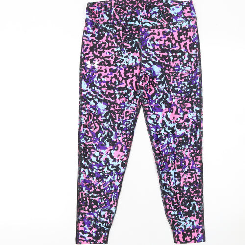 Under Armour Girls Multicoloured Ankle Leggings Size 146 Slim Fit Activewear