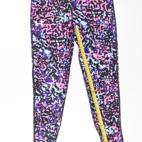 Under Armour Girls Multicoloured Ankle Leggings Size 146 Slim Fit Activewear