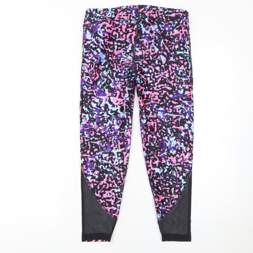 Under Armour Girls Multicoloured Ankle Leggings Size 146 Slim Fit Activewear