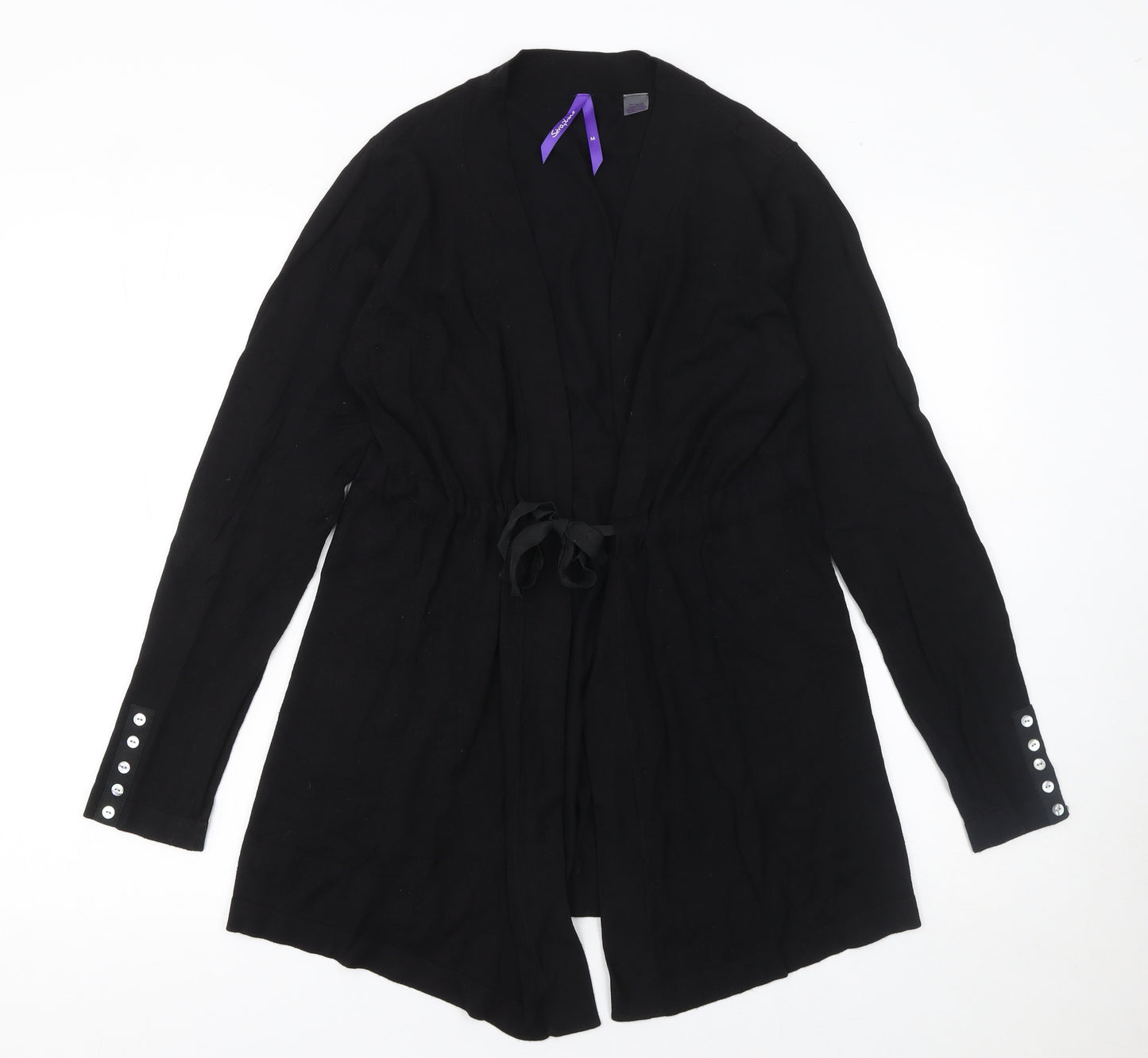 Séraphine Women’s Black Maternity Knit Cardigan M Viscose Blend