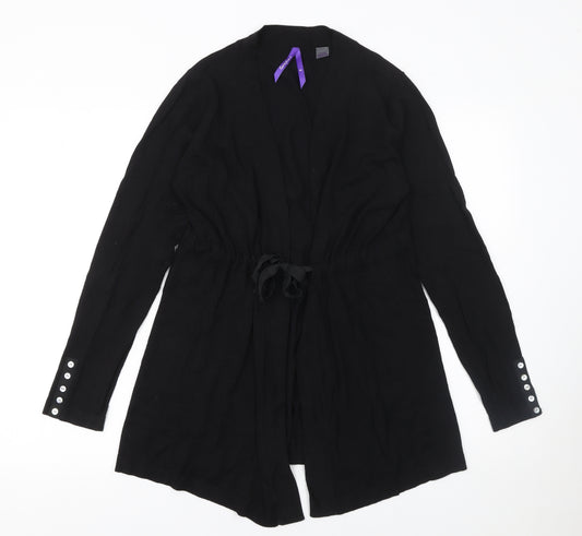 Séraphine Women’s Black Maternity Knit Cardigan M Viscose Blend