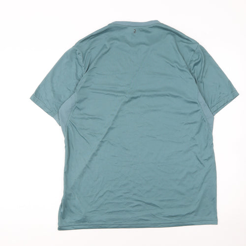Quechua Men's Green Short Sleeve Lightweight Hiking T-Shirt Size L
