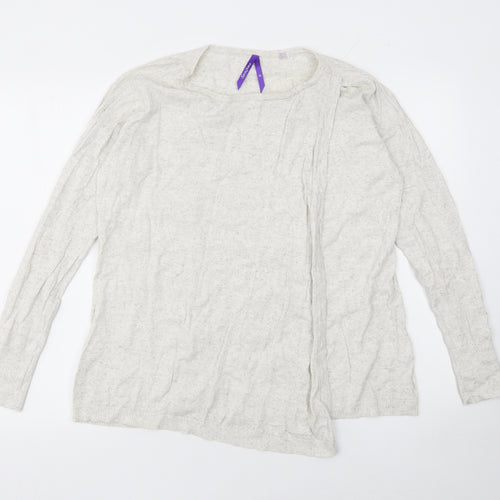 Seraphine Women’s Beige Maternity Cotton Jumper Size M