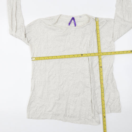 Seraphine Women’s Beige Maternity Cotton Jumper Size M