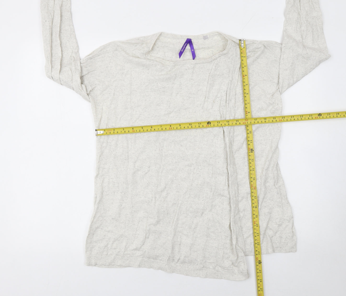 Seraphine Women’s Beige Maternity Cotton Jumper Size M