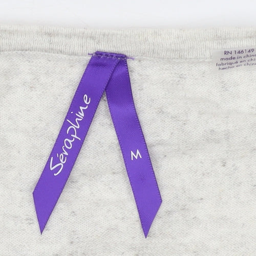 Seraphine Women’s Beige Maternity Cotton Jumper Size M