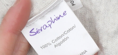 Seraphine Women’s Beige Maternity Cotton Jumper Size M