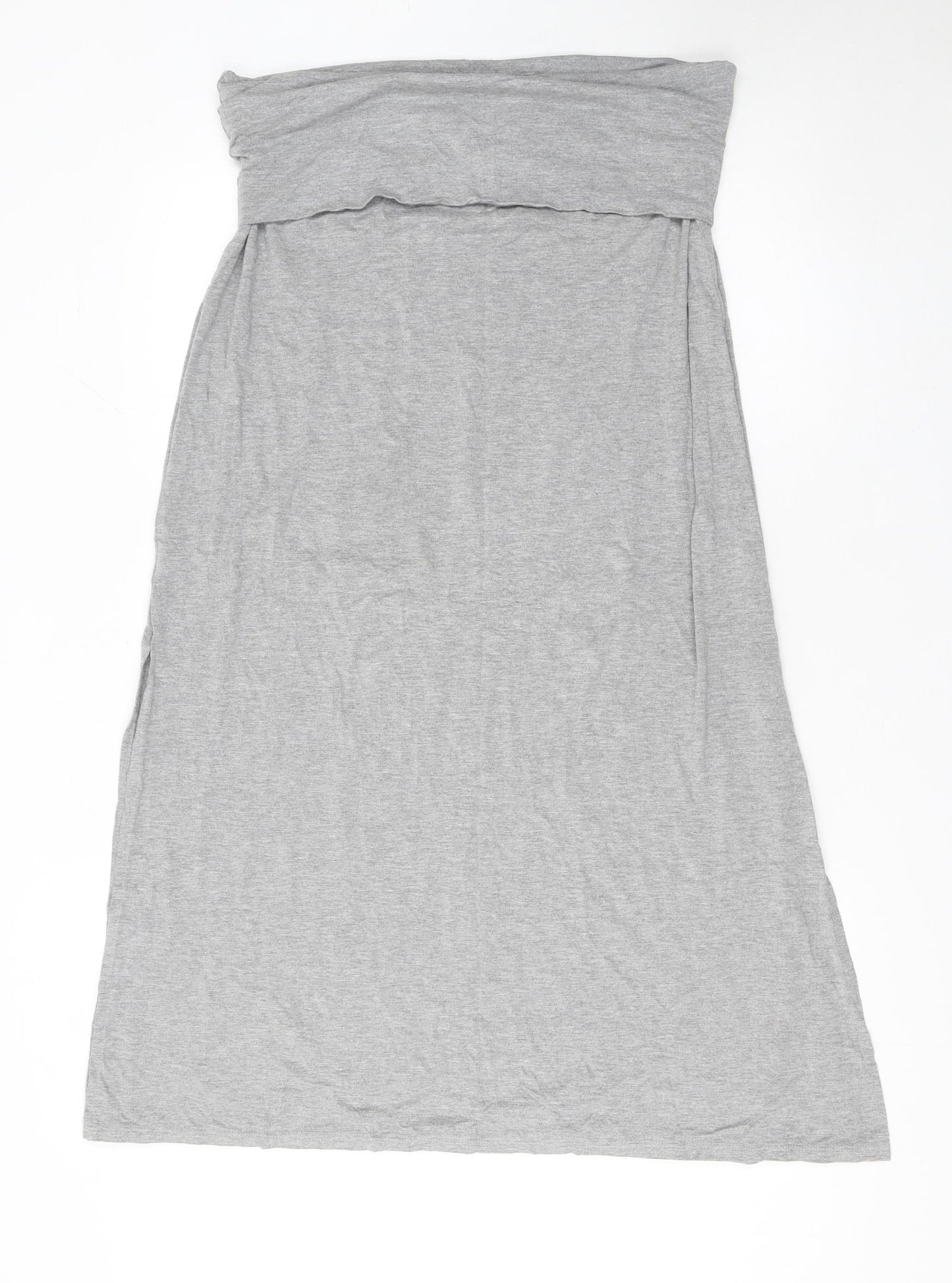 Séraphine Women’s Grey Maternity Maxi Strapless Dress Size M