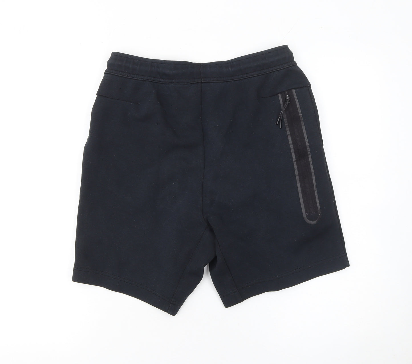 Nike Men’s Black Sweat Shorts Size S Elastic Waist Drawstring Logo