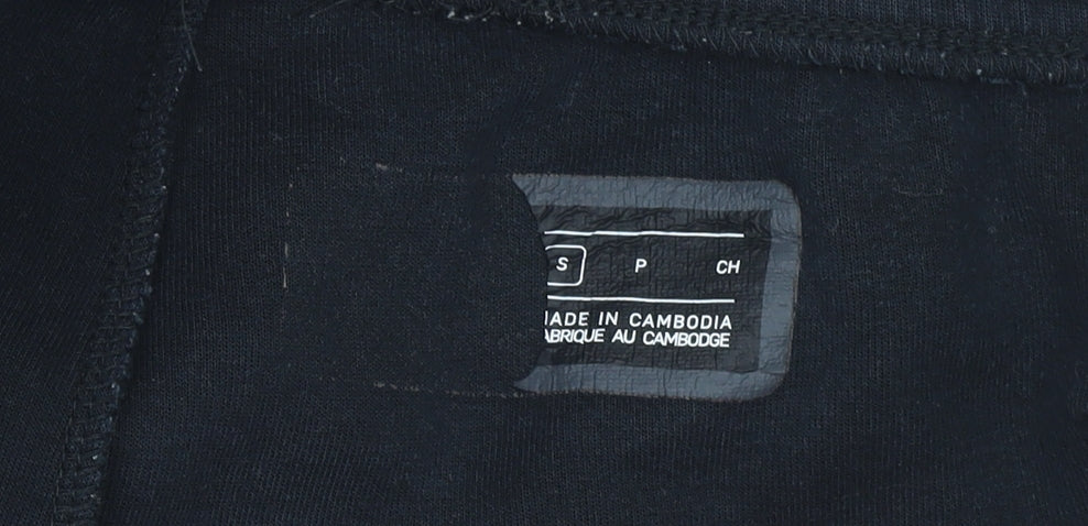 Nike Men’s Black Sweat Shorts Size S Elastic Waist Drawstring Logo