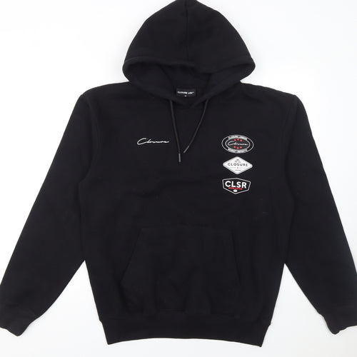 Closure LDN Men's Black Pullover Graphic Hoodie Size M