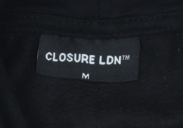 Closure LDN Men's Black Pullover Graphic Hoodie Size M