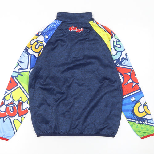 McKeever Boys Blue GAA 1/4 Zip Pullover Sweatshirt 3-4 Years