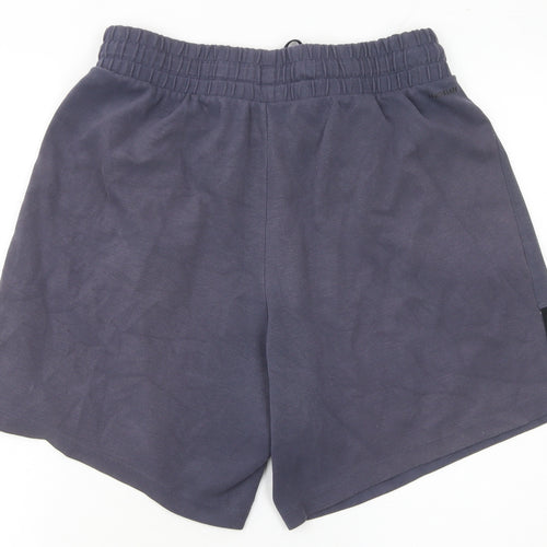 Adidas Men’s Grey Sweat Shorts M Regular Fit Drawstring Sports Casual