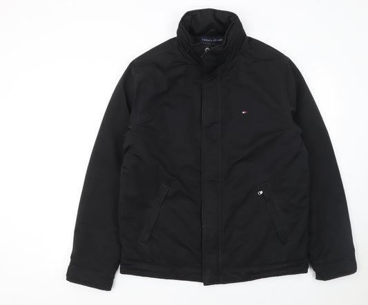 Tommy Hilfiger Men's Black Polyester Lined Winter Jacket Size S