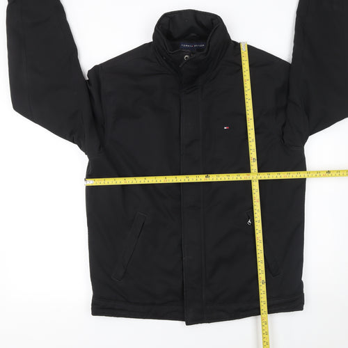 Tommy Hilfiger Men's Black Polyester Lined Winter Jacket Size S