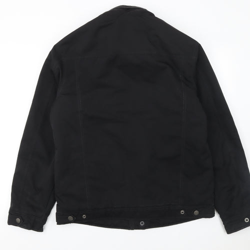 Tommy Hilfiger Men's Black Polyester Lined Winter Jacket Size S