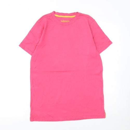 Johnnie b Girls Pink 13-14 Years Cotton Short Sleeve Crew Neck T-Shirt