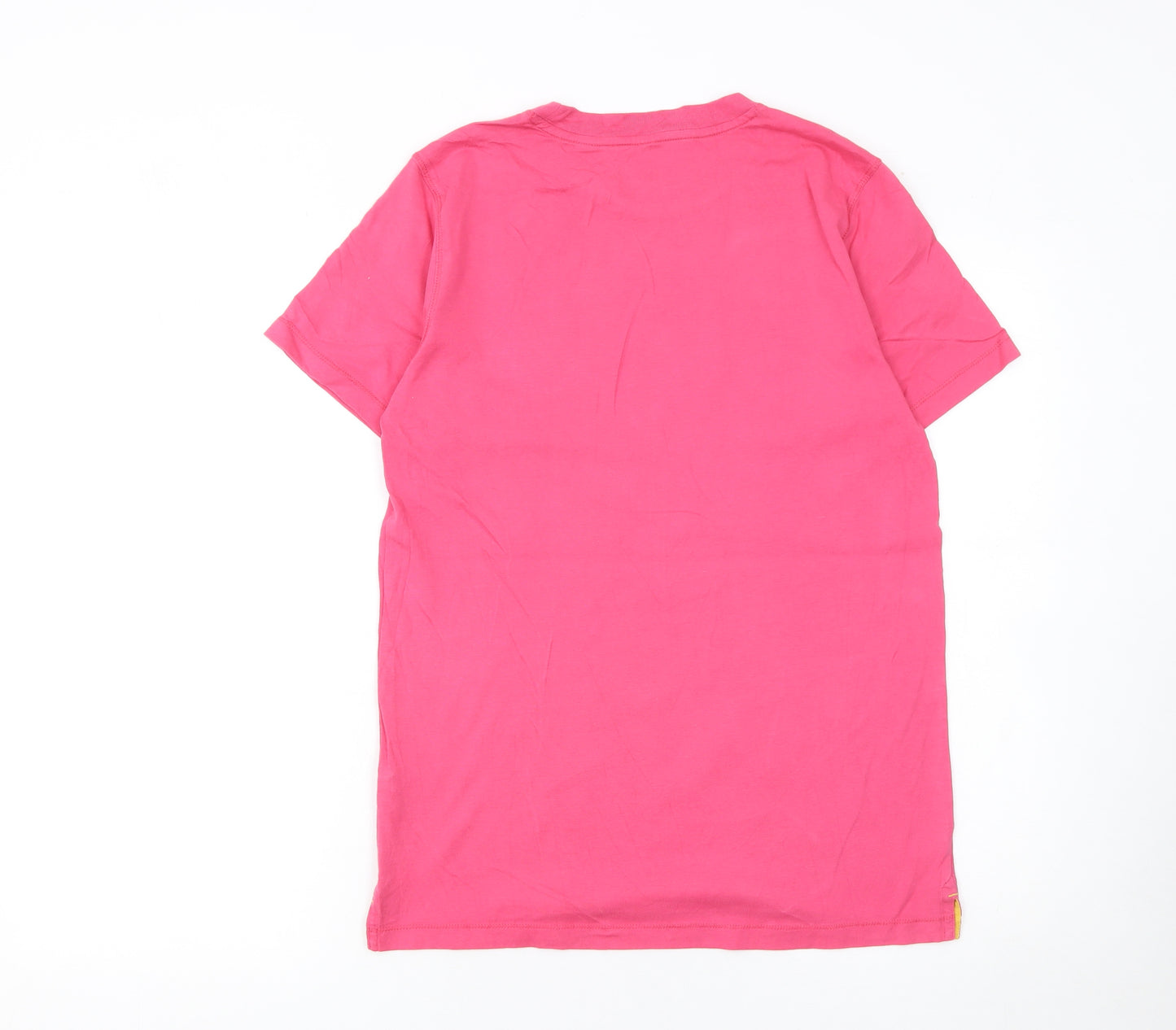 Johnnie b Girls Pink 13-14 Years Cotton Short Sleeve Crew Neck T-Shirt