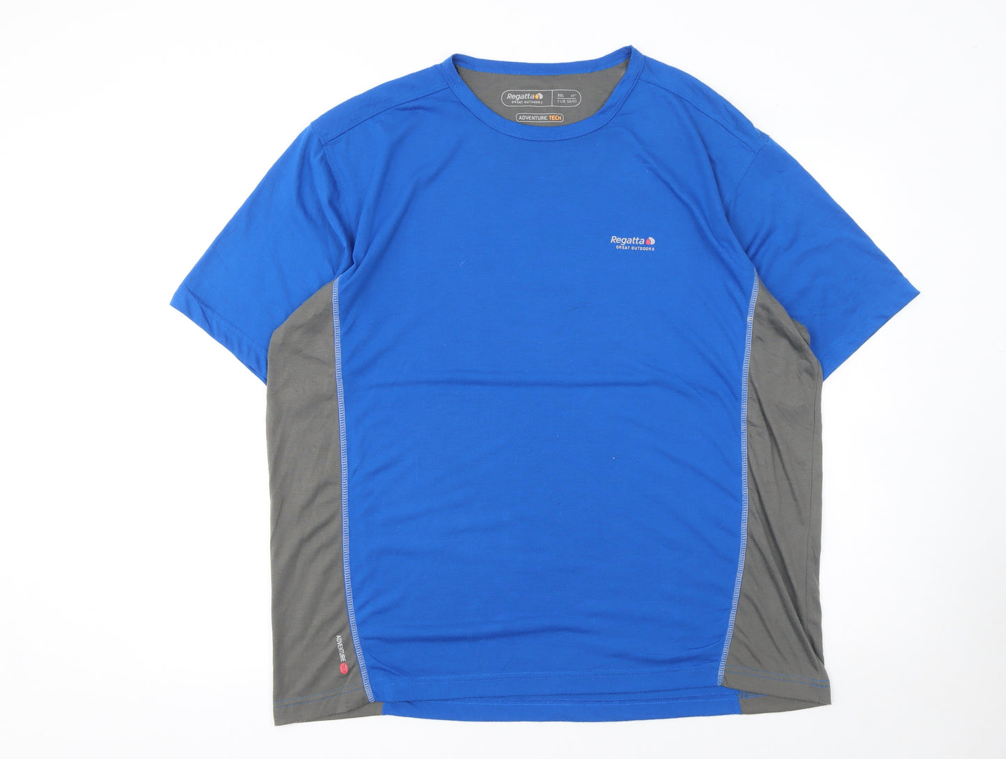 Regatta Men's Blue Adventure Tech Quick Dry T-Shirt 2XL
