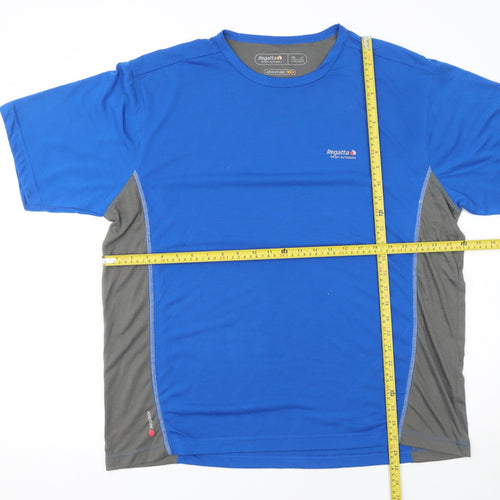 Regatta Men's Blue Adventure Tech Quick Dry T-Shirt 2XL