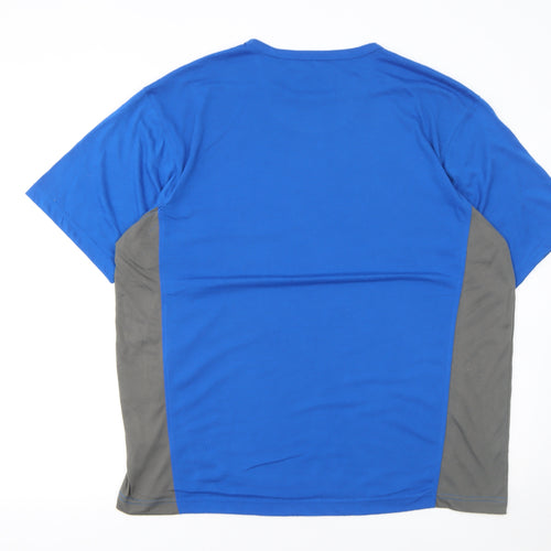 Regatta Men's Blue Adventure Tech Quick Dry T-Shirt 2XL