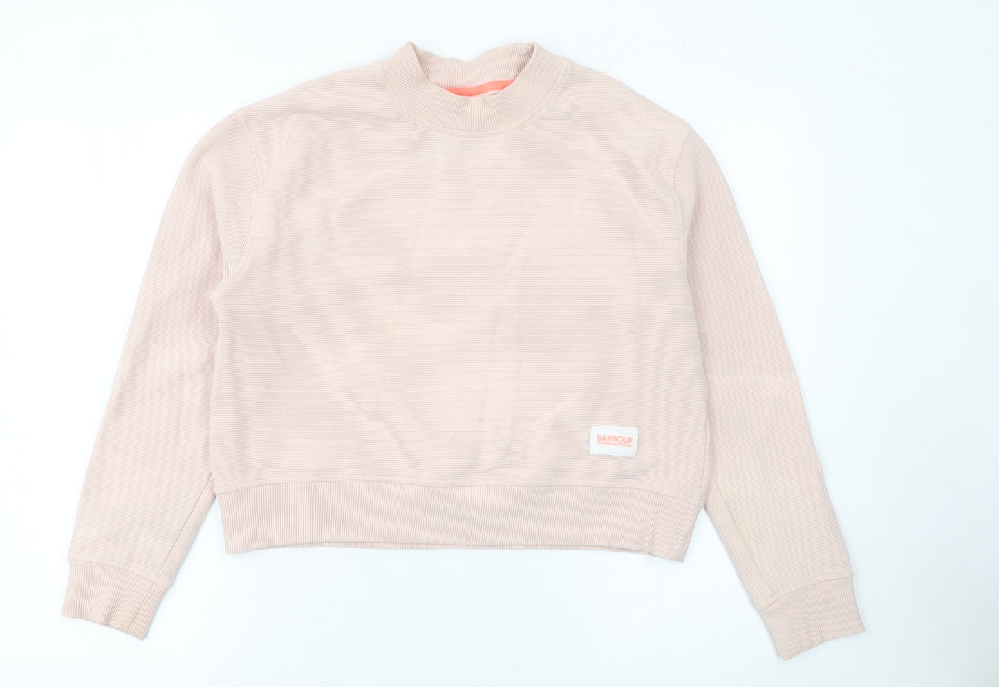 Barbour International Womens Beige Size 8 Pullover Sweatshirt