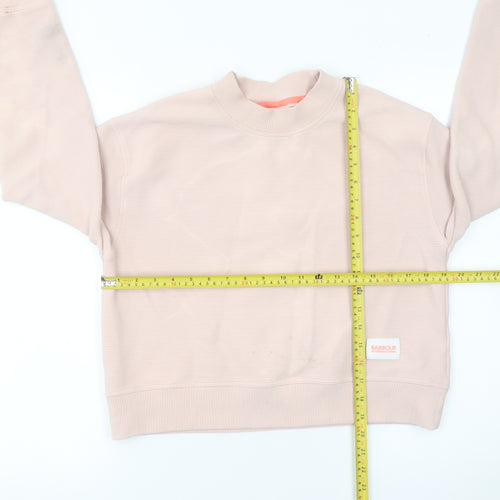Barbour International Womens Beige Size 8 Pullover Sweatshirt