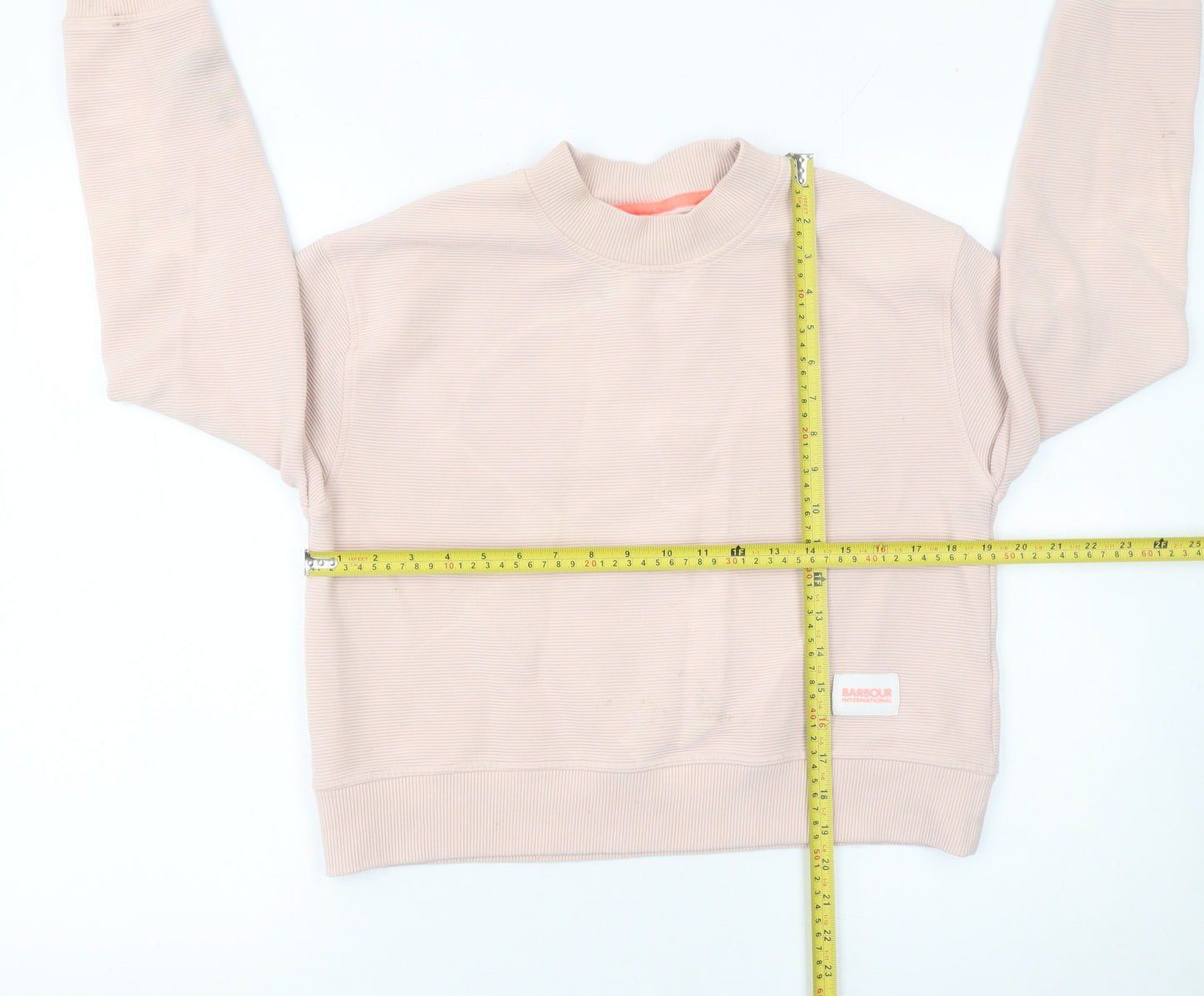 Barbour International Womens Beige Size 8 Pullover Sweatshirt