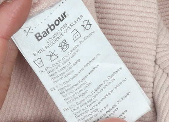 Barbour International Womens Beige Size 8 Pullover Sweatshirt