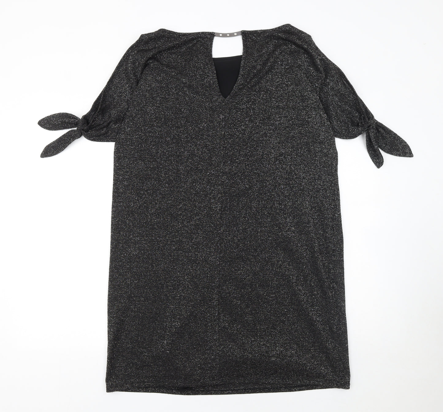 Dorothy Perkins Women's Black Size 14 Shift Party Dress