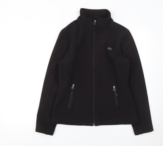 Minus Zero Women's Black Softshell Activewear Jacket Size S