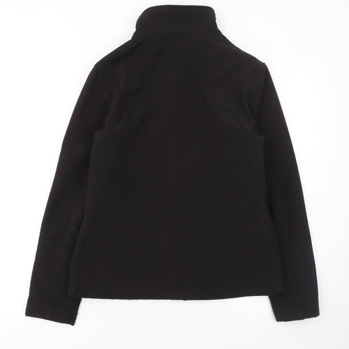Minus Zero Women's Black Softshell Activewear Jacket Size S