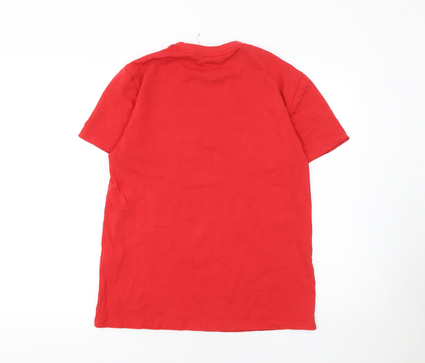 NBA Chicago Bulls Red Graphic T-Shirt Men S Cotton Short Sleeve