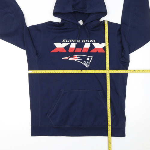 Nike Men's Blue Super Bowl XLIX Pullover Hoodie Size L