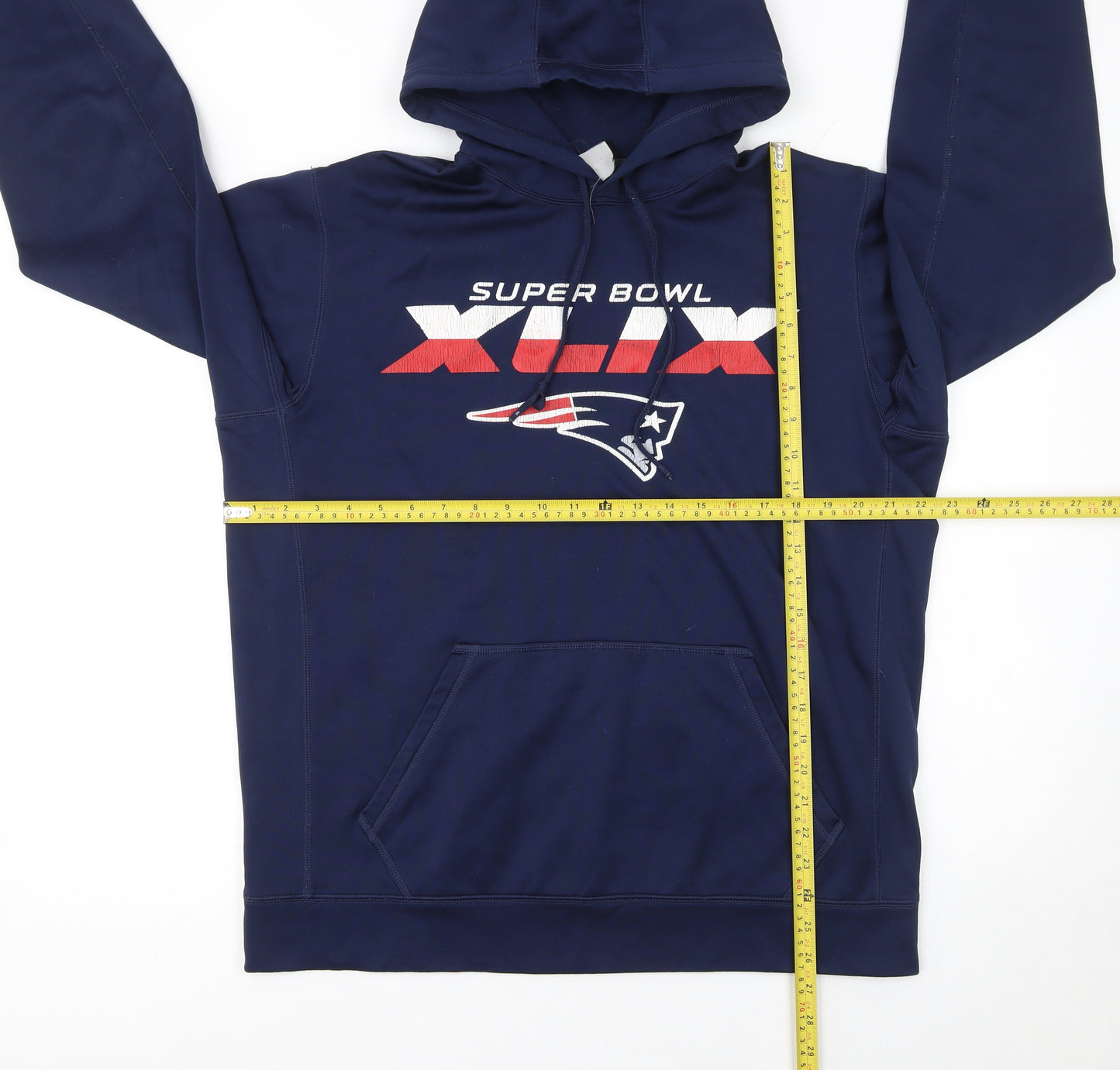 Nike Men's Blue Super Bowl XLIX Pullover Hoodie Size L