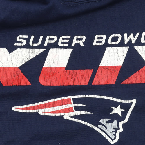 Nike Men's Blue Super Bowl XLIX Pullover Hoodie Size L