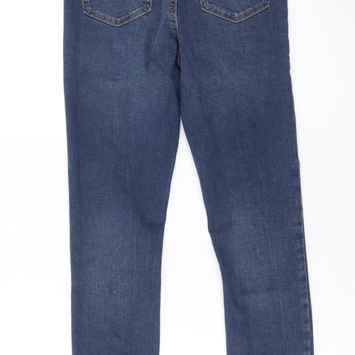 Denim Co. Women's Blue Skinny Jeans Size 8 Slim Fit Mid Rise