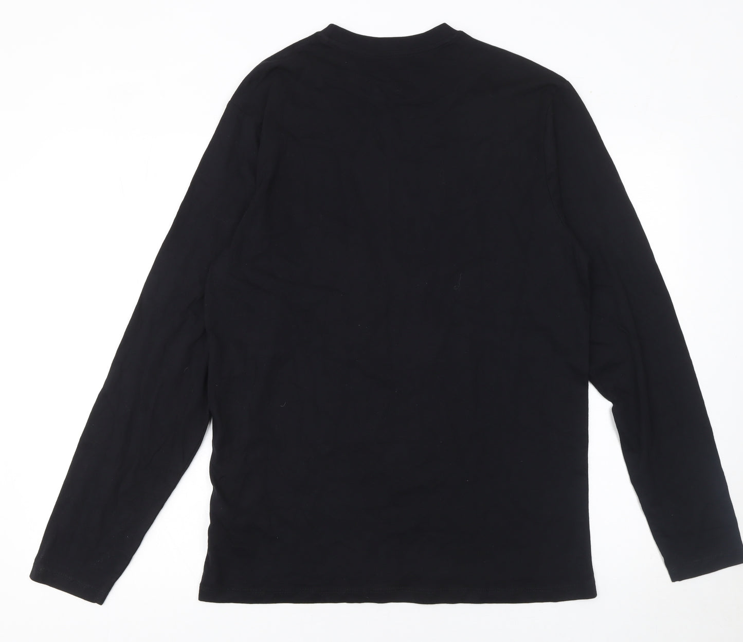 Primark Men's Black Dublin Ireland Long Sleeve T-Shirt Size M
