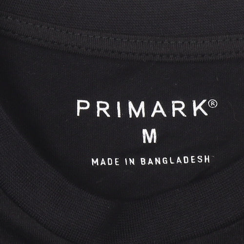 Primark Men's Black Dublin Ireland Long Sleeve T-Shirt Size M