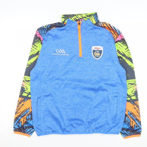 Azzurri Teens Blue 1/4 Zip Sports Sweatshirt GAA Kellogg’s Cúl Camps