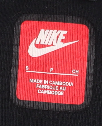 Nike Men's Black Softshell Hooded Full Zip Jacket Size S