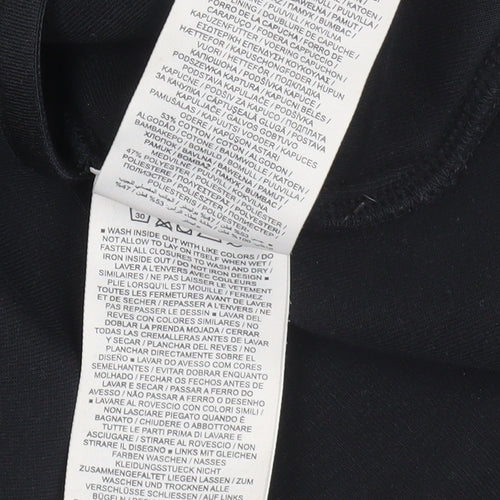 Nike Men's Black Softshell Hooded Full Zip Jacket Size S